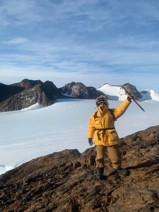 DIFFERENT EXPERIENCE: Todd Heery answers questions about life in Antarctica.