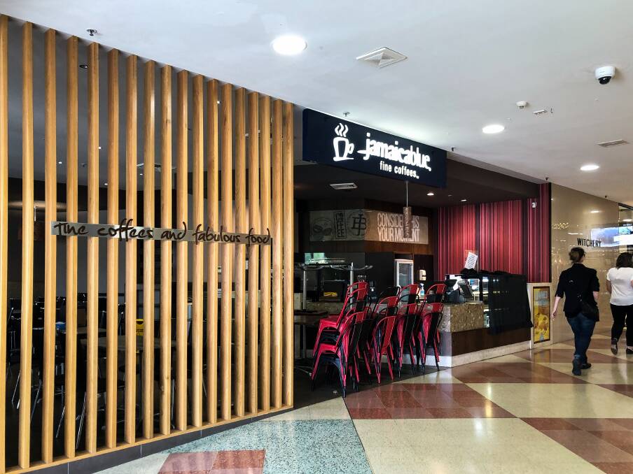 SHOPPER SURPRISE: Jamaica Blue Albury, part of Myer Centrepoint, has not been welcoming customers this week.