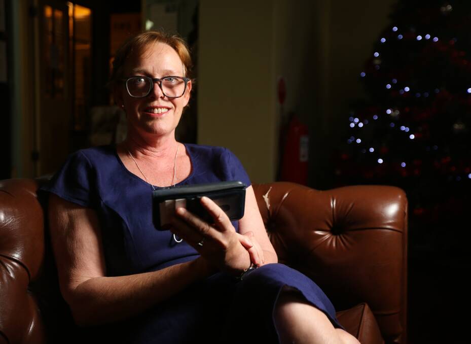 BOOK IN SOME TIME: Indigo mayor Jenny O'Connor reads on devices for convenience, but also enjoys becoming immersed in an audio book. Picture: JAMES WILTSHIRE