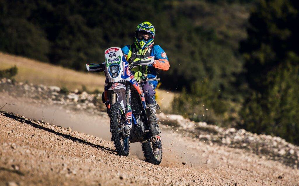 Motorbiker heads to Greece for round two of rally championships