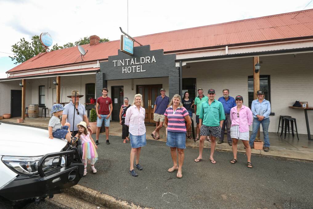 MEETING PLACE: Tintaldra Hotel has been somewhere to go as the community gradually recovers and rebuilds. Pictures: JAMES WILTSHIRE