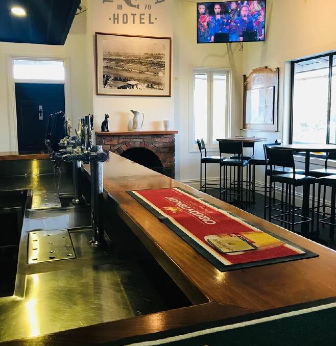 NEARLY THERE: The Tintaldra Hotel has started welcoming patrons under its new owners, but the revamped venue is still missing one vital ingredient - a liquor licence.