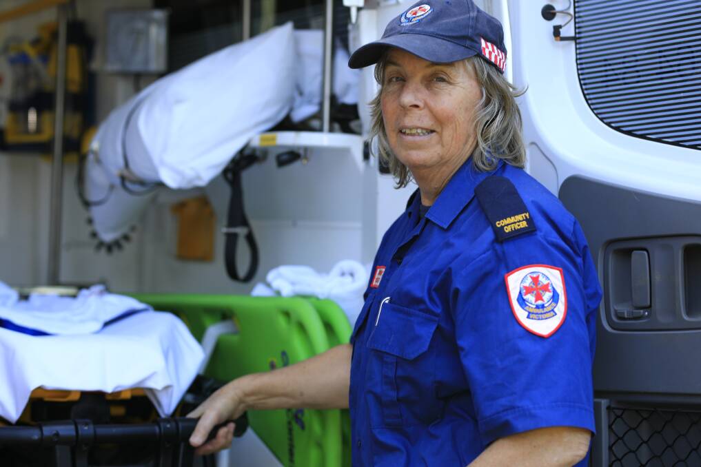 STRONG COMMITMENT: Mitta's Robyn Kelly decided to become an Ambulance Victoria volunteer because she didn't want the service to close.