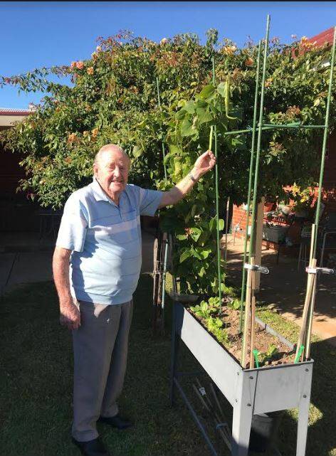 LONG SERVICE: Yarrawonga's John Dunstan, 96, has volunteered his time with the RSL and Yarrawonga-Mulwala Golf Club Resort.