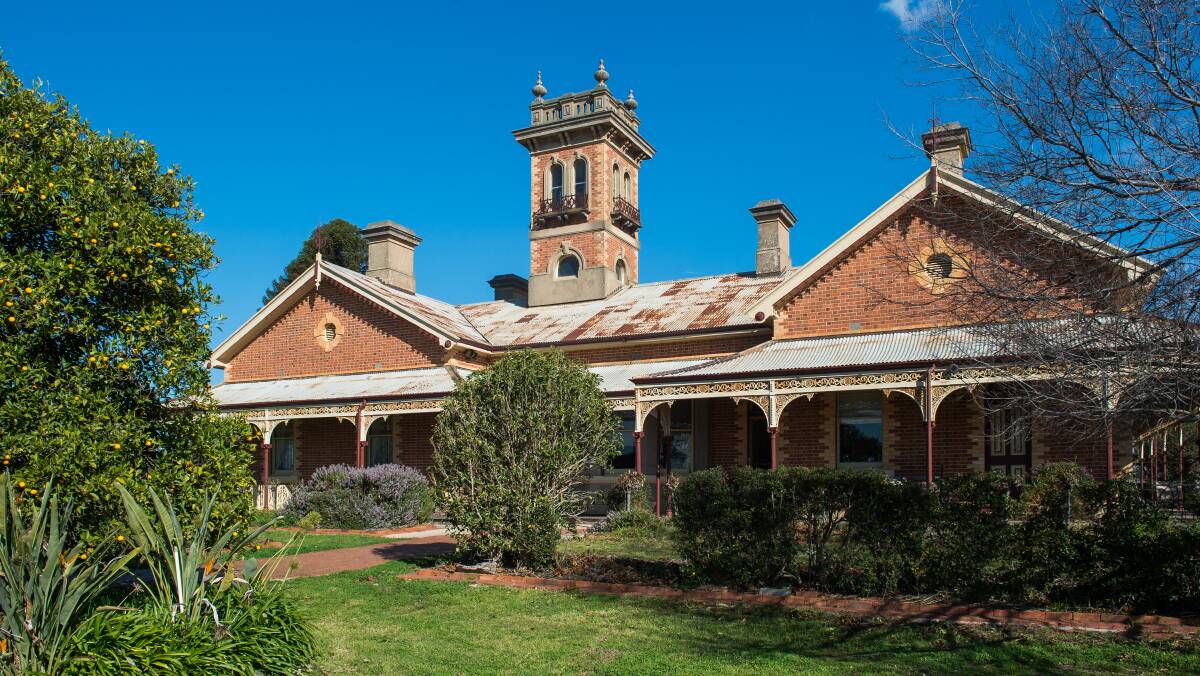 FINE VINTAGE: Built in 1886, the Olive Hills mansion had fallen into disrepair when Ross and Kay Perry bought the heritage listed property in 1997. Picture: MARK JESSER