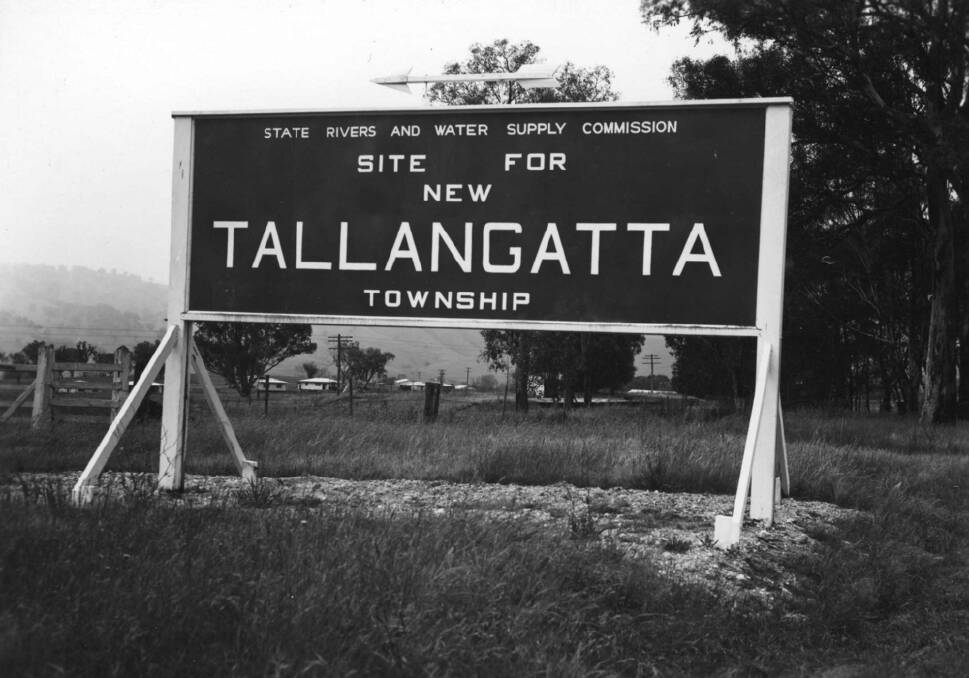 BIG PLANS: The dream of being a lakeside town with stable water levels has existed since before Tallangatta moved in 1956. 