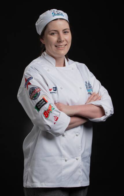SWEET TREATS: Corowa's Tess Wilson, 22, says the Proud to be a Chef cook-off felt a little like TV's Masterchef. "I understand the pressure they're under now," she says.
