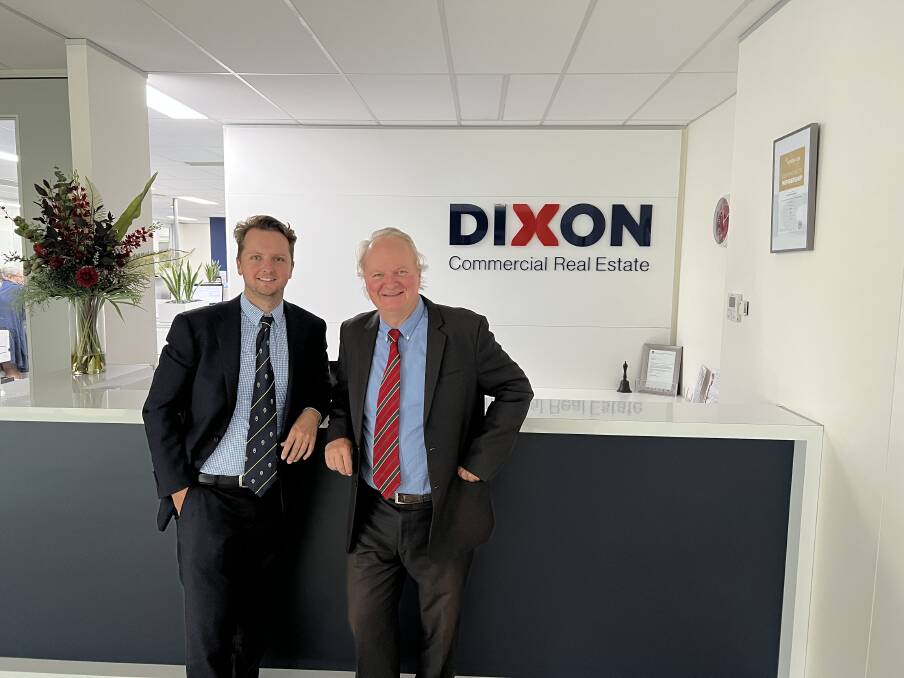 Oscar and Andrew Dixon in the newly renamed office of Dixon Commercial Real Estate. After completing a Masters of Property at Melbourne University in 2016, Oscar worked in the commercial property industry in Melbourne, gaining experience in sales, leasing and asset management.