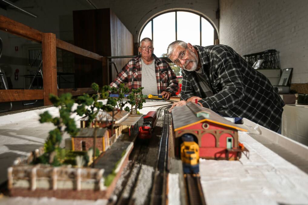 WORK IN PROGRESS: Neville Grigsby and his brother Keith hope to develop a craft hub in Chiltern's Goods Shed. Picture: JAMES WILTSHIRE