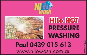 Cleaning www.hilowash.com.au HiLoHOT PRESSURE

WASHING Paul 04