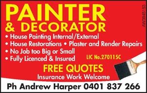 Painter PAINTER& DECORATOR House Painting Internal/External

