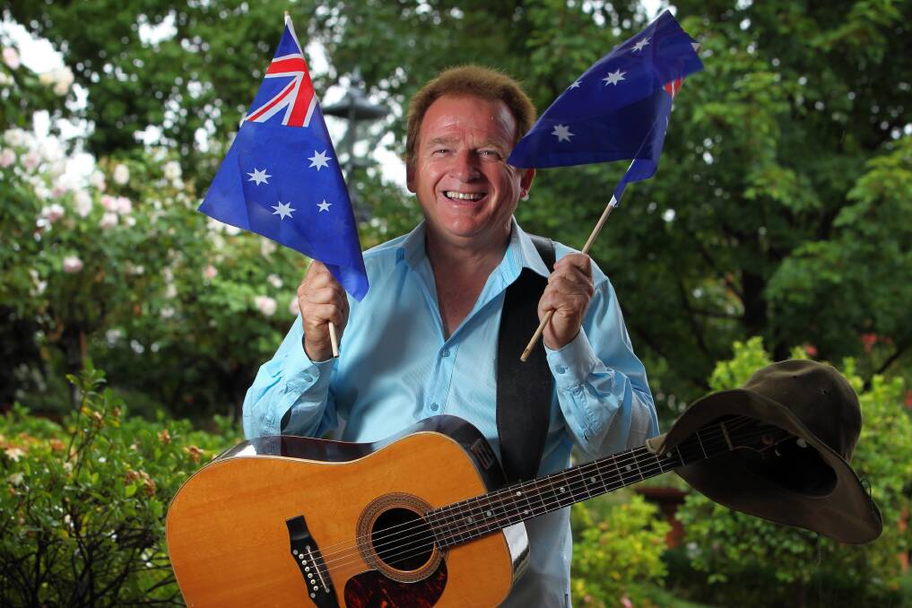 Rodney Vincent is back from a week’s singing at Tamworth in time for his Australia Day concert at the Commercial Club. Picture: MATTHEW SMITHWICK