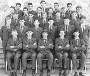 The class of 1967 at Albury’s St Thomas Aguinas College.
