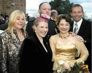 Member for Makin Trish Draper, Bronwyn Bishop and Tony Abbott joined Greg and Sophie Mirabella to celebrate the wedding.