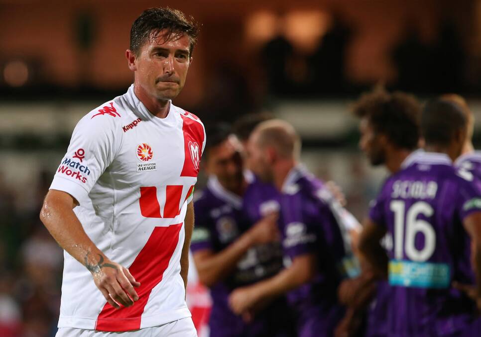 Harry Kewell expects Perth and the heat to make things tough for Heart at Lavington on Sunday. Picture: GETTY IMAGES