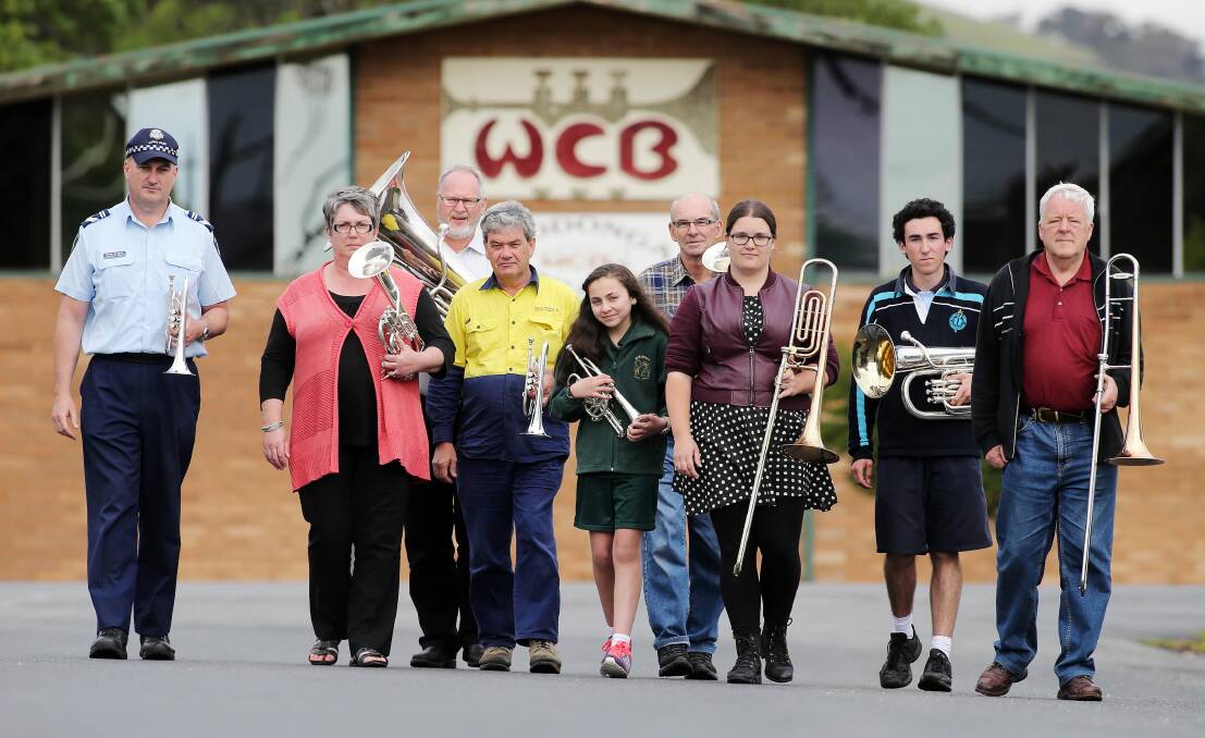 The Wodonga Citizens Band is brassed off the council has not found a new home for it in the centre of the city saying it wants to banish it to the outskirts. Picture: JOHN RUSSELL
