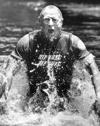 Graham Middleton will always be known as the swimmer who conquered the murray.