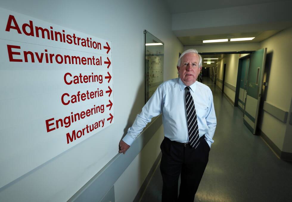 Albury Wodonga Health chairman Dr Stuart Spring will finish in early May. Picture: MATTHEW SMITHWICK
