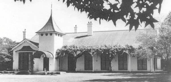 Woomargama homestead as it was in 1983. It is believed Prince William took his first steps there.