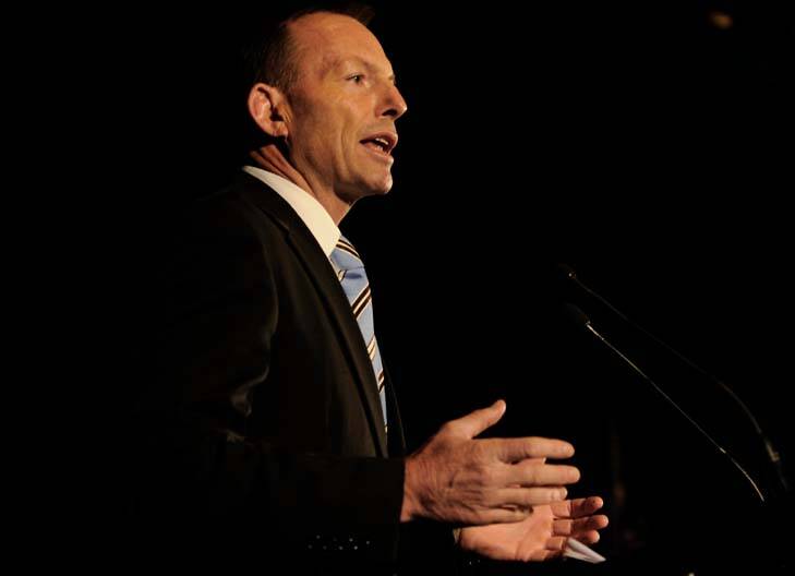 "We don't support statutory individual contracts" ... Tony Abbott has distanced himself from WorkChoices. Photo: Justin McManus