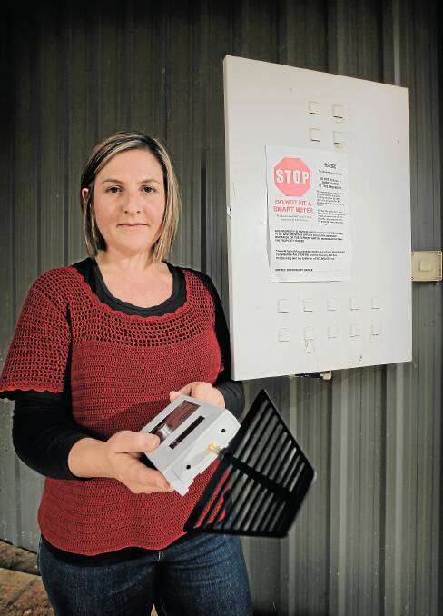 Narelle Haw wants the government to make installation of smart meters voluntary. Picture: TARA ASHWORTH
