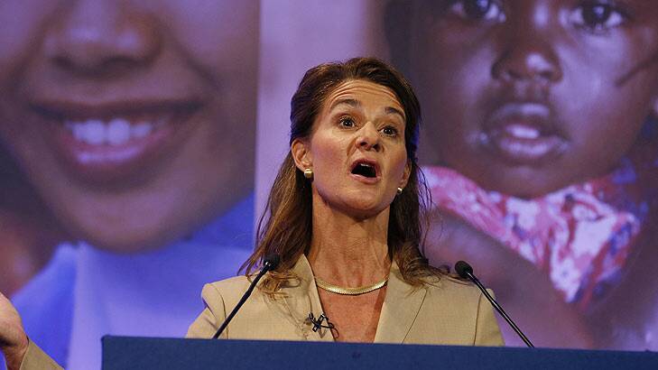 Melinda Gates .... 'It's heartbreaking to have a mother thrust her baby at you and beg you to take him home.'