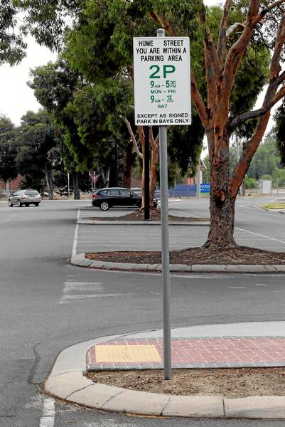 Two-hour parking restrictions in Hume Street could be removed. Picture: PETER MERKESTYN