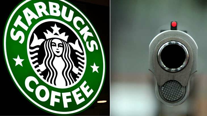 Starbucks targets guns (Video Thumbnail) Photo: KAREN BLEIER.