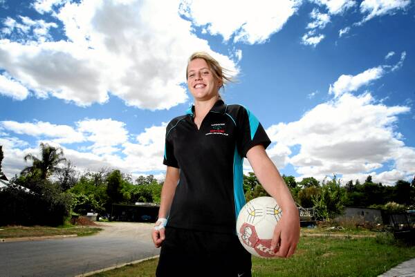 Emily Browne has been selected for the Victorian netball team.Picture: MATTHEW SMITHWICK