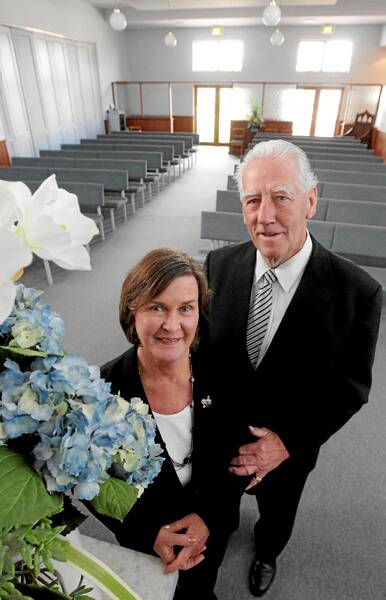 Monica and Tony Conway reminisce about their 40 years as funeral directors. Picture: KYLIE GOLDSMITH
