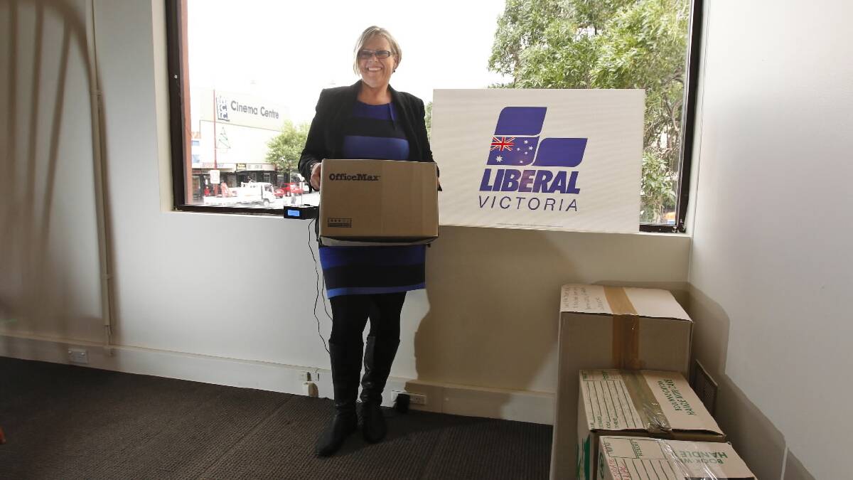 Karen Rourke is moving in to the new Liberals for Indi office in Wangaratta. Picture: BEN EYLES