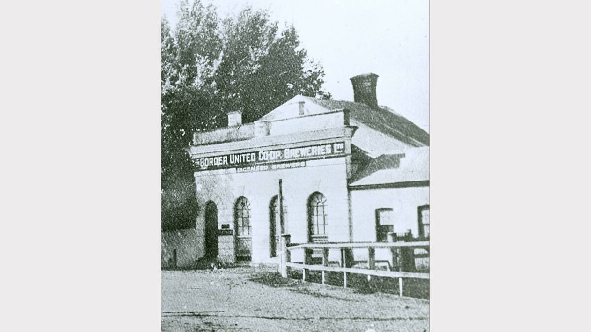 A brewery operated in Albury near the Union Bridge before World War I.