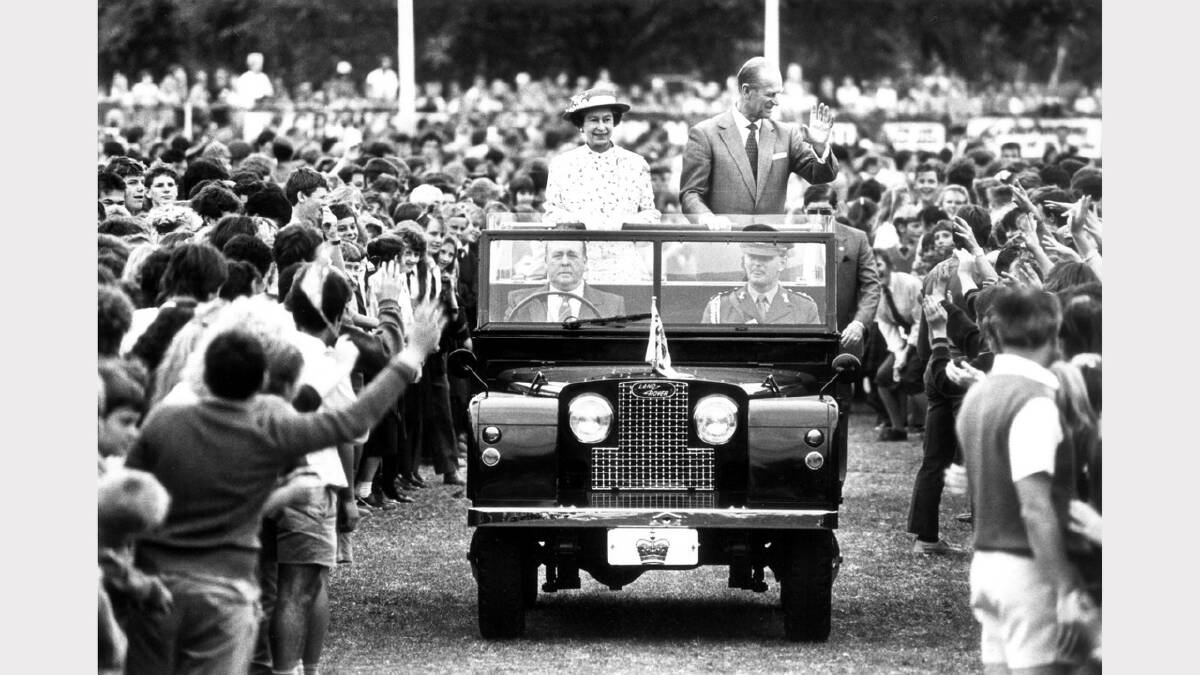 Queen Elizabeth II has visited the Border only once in her reign, on May 5, 1988. She and Prince Philip were hosted by mayor John Roach, with the NSW Premier, Nick Greiner, also present. The main events were a display by 10,000 kids at the Albury Sportsground, a private lunch given by the city for 400 guests and a walkabout in the Civic Square.