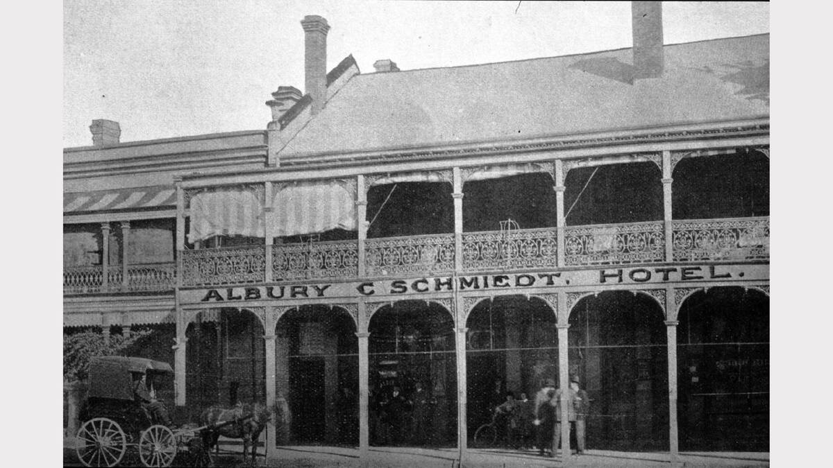Charles Schmiedt’s Albury Hotel in dean street was replaced by the New Albury Hotel in 1938.