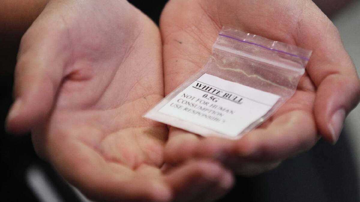 The synthetic drug White Bull has been found to contain a banned chemical.