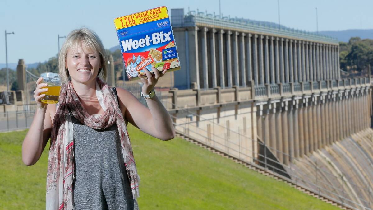 Breanna Tucker talks about her memories of running across the top of the weir wall and having to skoll cordial and eat dry Weet-Bix as part of an 'Amazing Race' adventure.