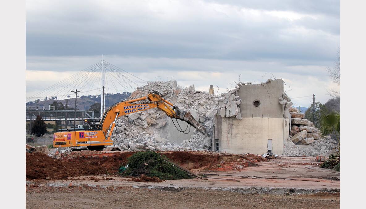 HOW THE MIGHTY HAVE FALLEN: Albury's mills are gone.