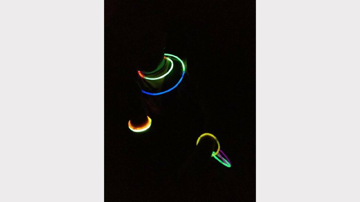 Mark Hore (@horey8666) sent in this picture via Twitter: "Happy New Year. My nephew in glow sticks #2013welcome"