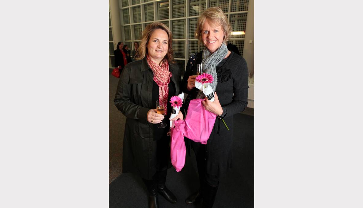 CONNECT PINK LAUNCH: Michelle Howard from Albury and Georgina Hewitt from Albury.