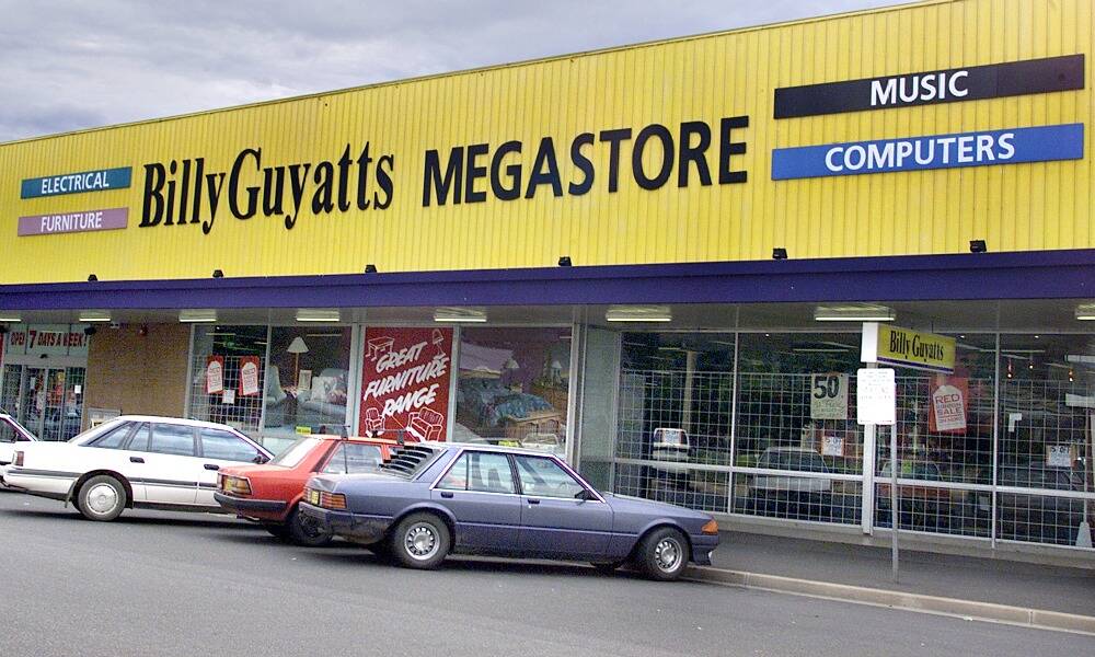 Billy Guyatt's Megastore was the last tenant of the building.