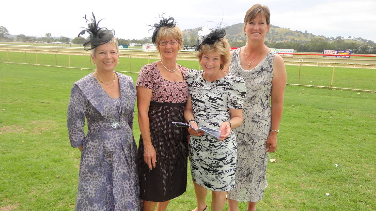 Punters arrive at the Wodonga Turf Club for Melbourne Cup day.