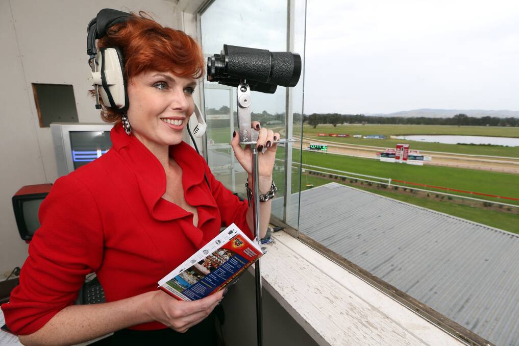 Victoria Shaw at Albury on Melbourne Cup day.