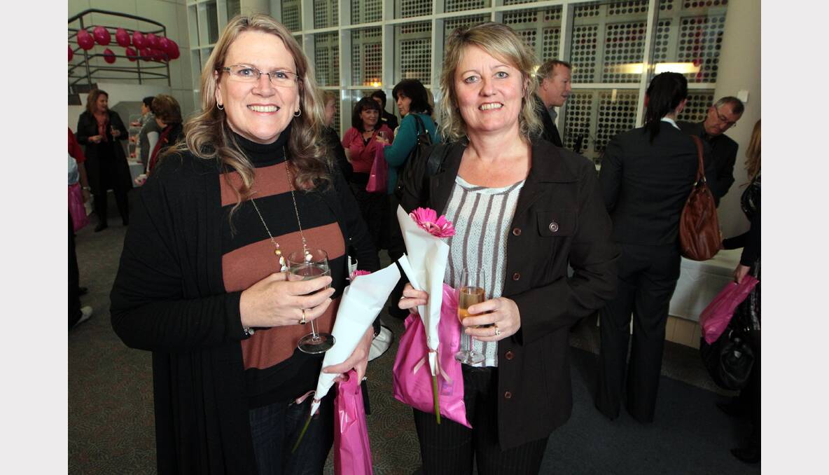 CONNECT PINK LAUNCH: Janine McKay from Albury and Dianne Suidgeest from Albury.