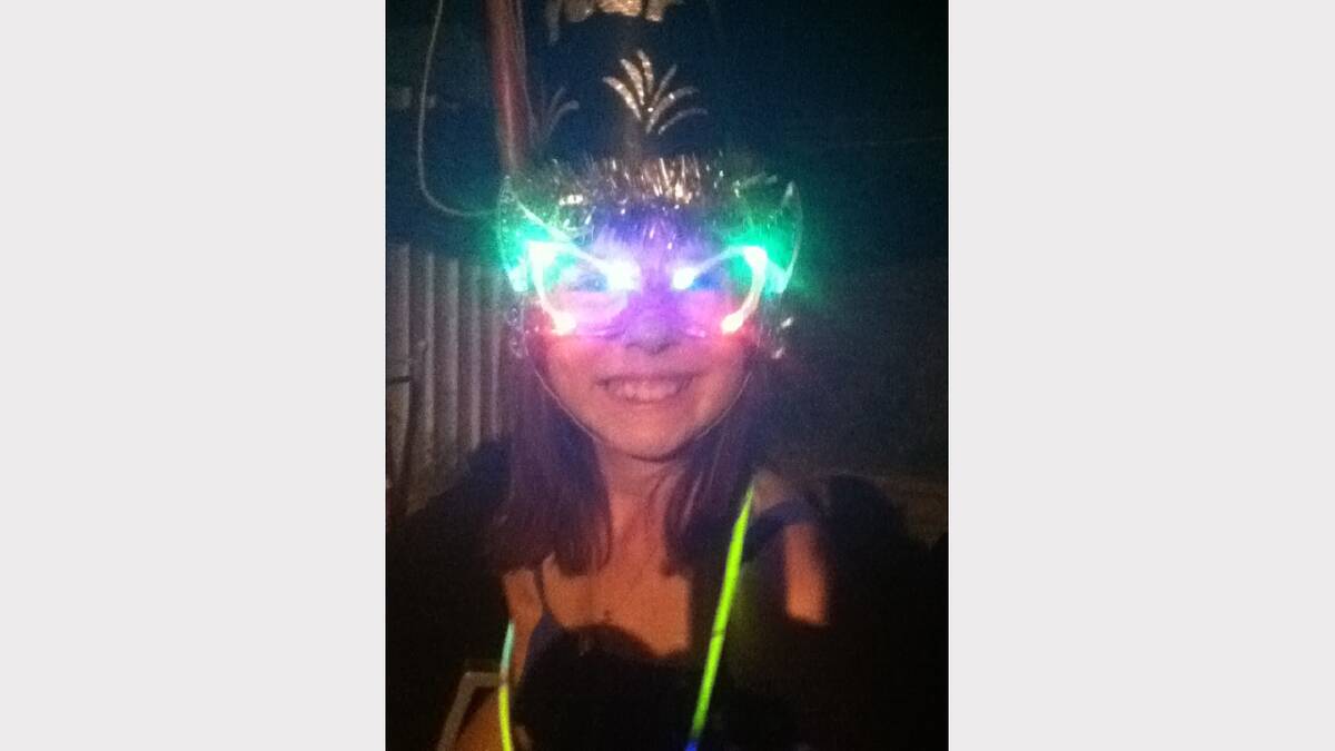 Adrian Povey sent this photo via our iPhone app: "Candice Buckley aged 9 bringing in the new year".