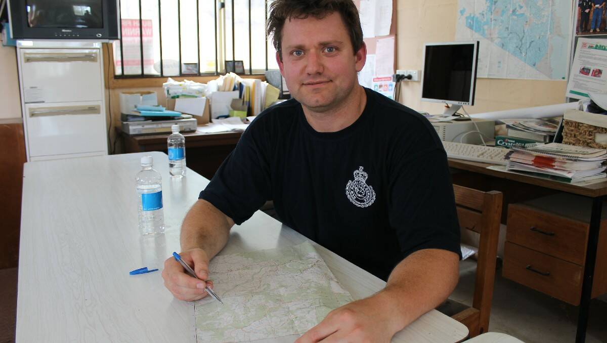  Brogo Rural Fire Service volunteer Steve McGinnity says he was first paged to prepare for action at 10.25am on Tuesday.
