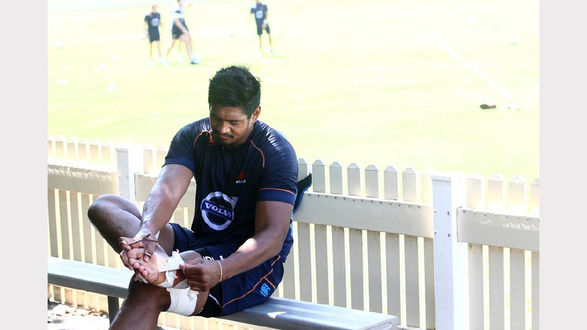 Tala Gray during a Waratahs training session. Picture: BEN EYLES