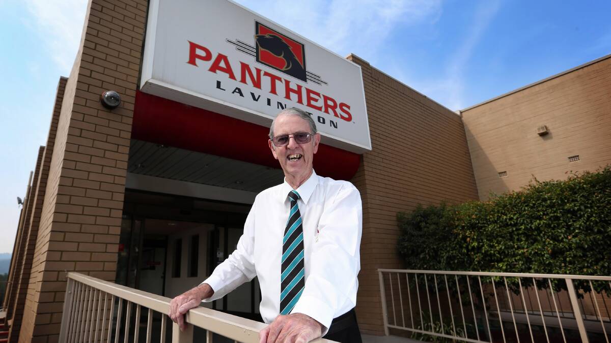  Brian Chalmers is hoping to get more recognition for the Lavington Panthers. Picture: MATTHEW SMITHWICK