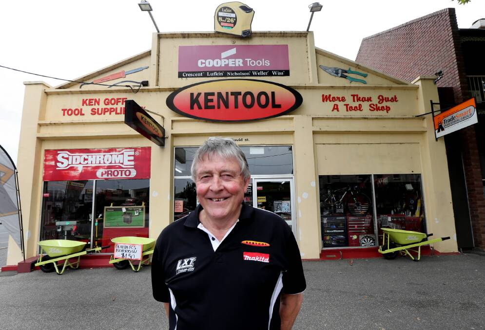 Ken Goff is retiring and closing his tool shop. Pictures: PETER MERKESTEYN
