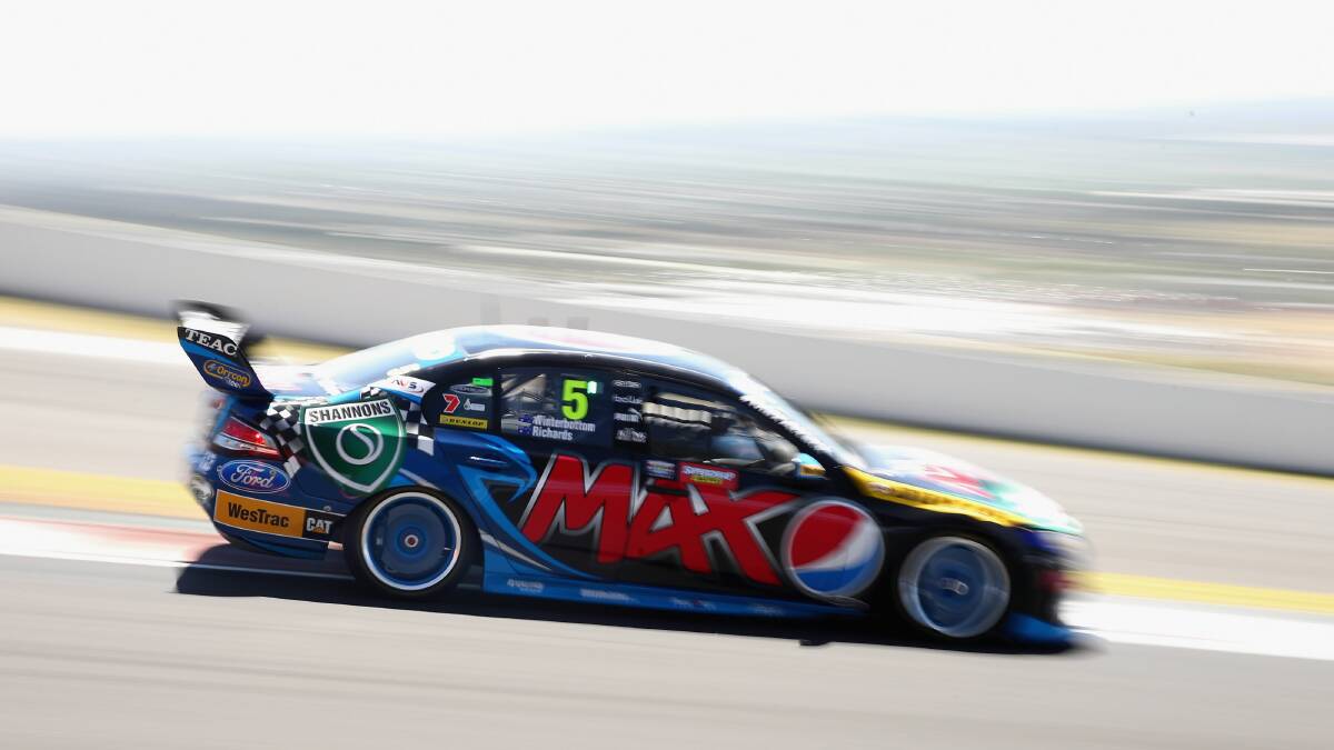 Mark Winterbottom drives the #5 Pepsi Max Crew FPR Ford during the Bathurst 1000. Picture: GETTY IMAGES