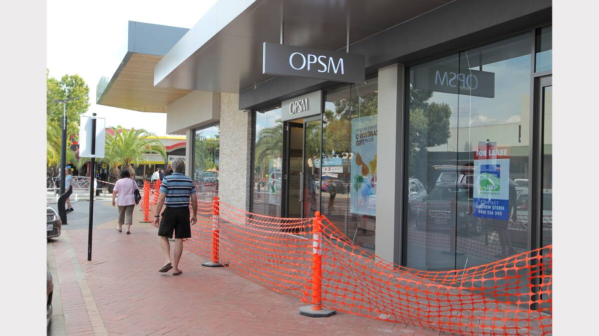 The new OPSM shop is due to open this week in the renovated Tooles building.